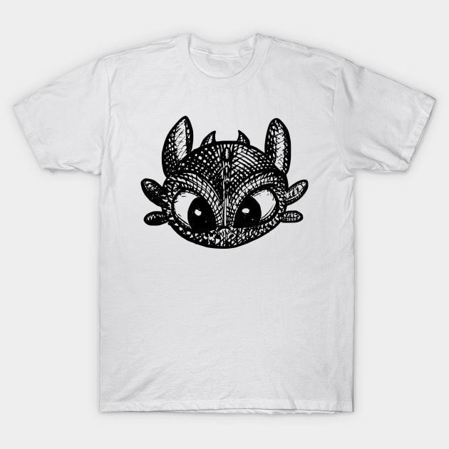 Cute Dragon Inktober 2018 T-Shirt by freeves